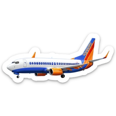 Southwest Airlines Boeing 737-800 sticker