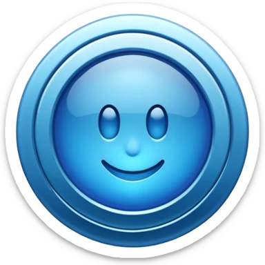 Badge certification insta en bleu sticker