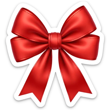 navidad moño sticker