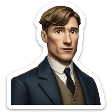 A reality emoji of Tom Shelby sticker