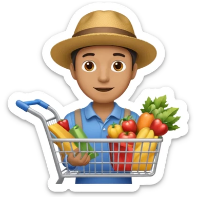 Homme caddie sticker