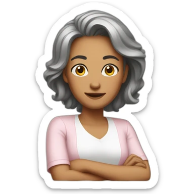 Middle aged mom is over it sticker