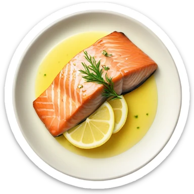 Salmon with Garlic Lemon Butter Sauce sticker