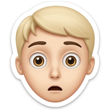 Sorprendido y confundido  sticker