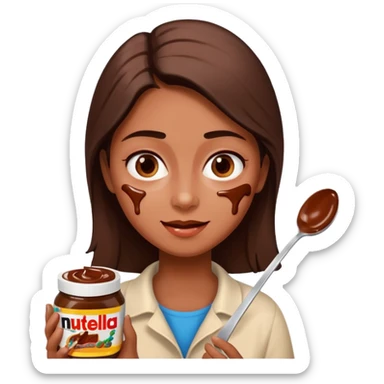 nutella carla sticker