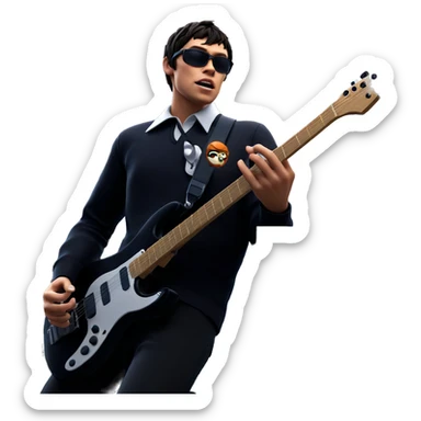 cool solo guitar parody sticker