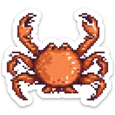 crab emoji sticker