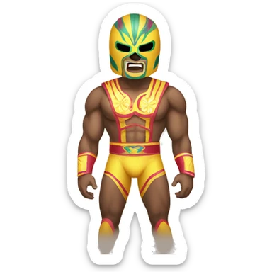 Luchador sticker