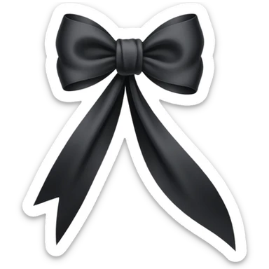 Lazo Negro luto sticker