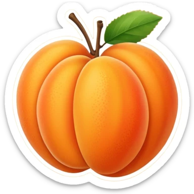 apricot sticker