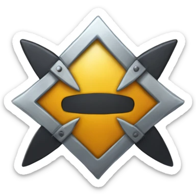 video card with shuriken instead of a cooler sticker