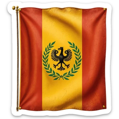 rome flag sticker