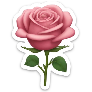 Rose sticker
