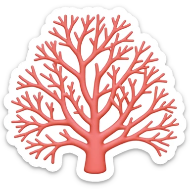 pink Coral sticker