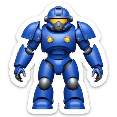 Создать эмодзи из вселенной warhammer 4k, ультромарины и тд sticker