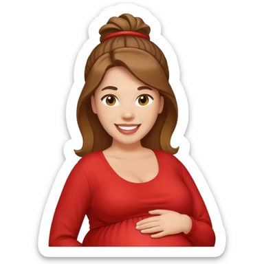 Pregnant Travis Kelce sticker