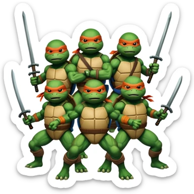 Ninja turtles sticker