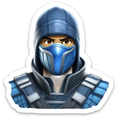 Sub Zero from mortal kombat sticker
