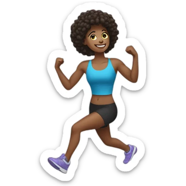 Going for a workout  sticker