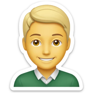 excel emoji as human sticker