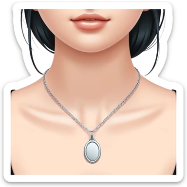 Tiffany oval tag choker necklace return to Tiffany sticker