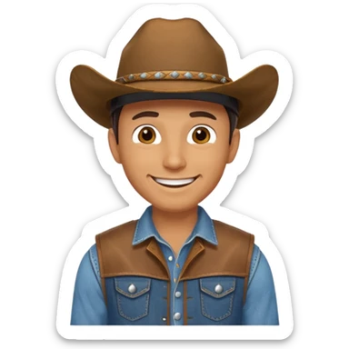 cowboy sticker