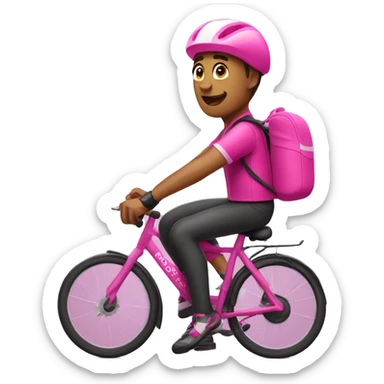 Foodora Guy cycling sticker