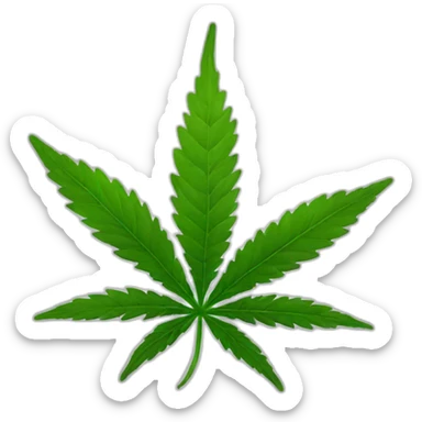 Marijuana sticker