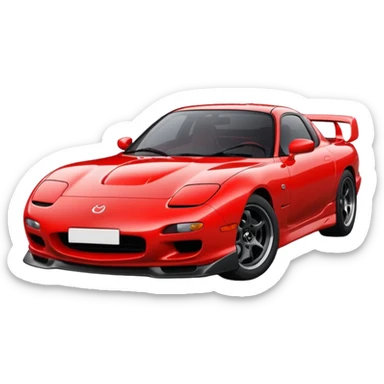 Mazda rx 7 sticker