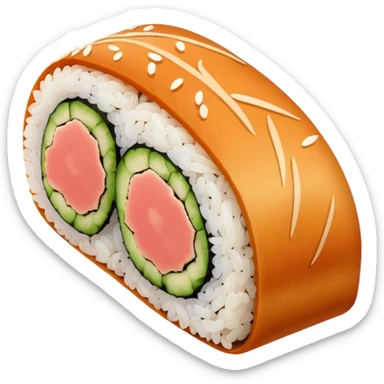 Crunchy tuna roll sticker