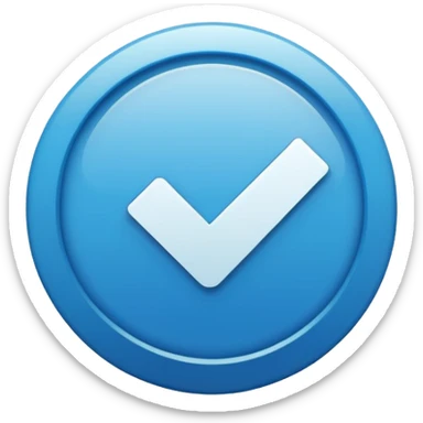 Instagram blue tick mark sticker