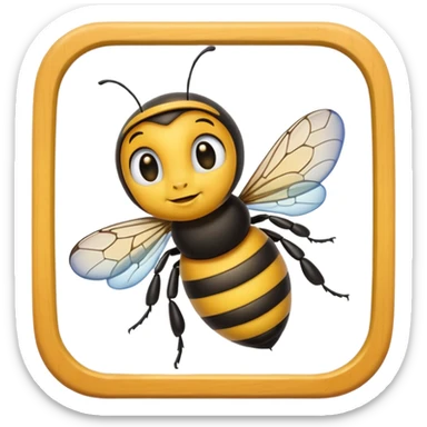 painter bee sticker