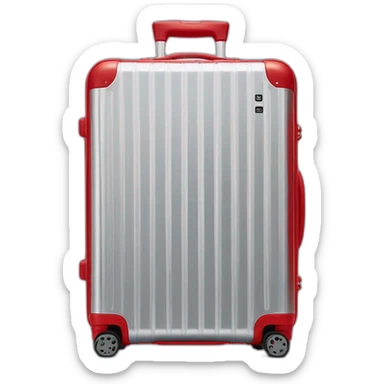 One Rimowa red Essential Cabin luggage sticker