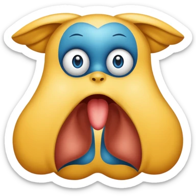 Thyroid gland sticker