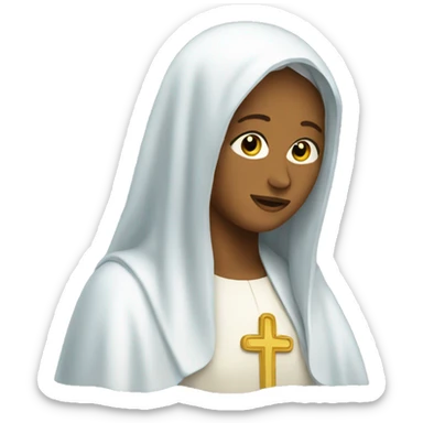 virgin mary sticker