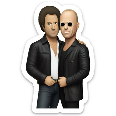 billy joel and sting sticker