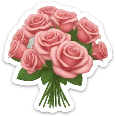 roses bouquet sticker