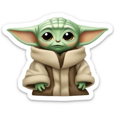 Baby yoda sticker
