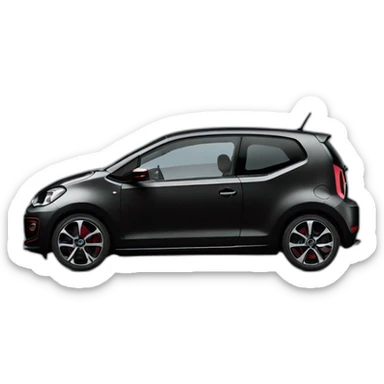 black VW up GTI sticker