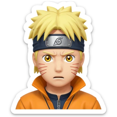 Naruto Modo de Chakra Natural Inicial (pré-sábio) sticker