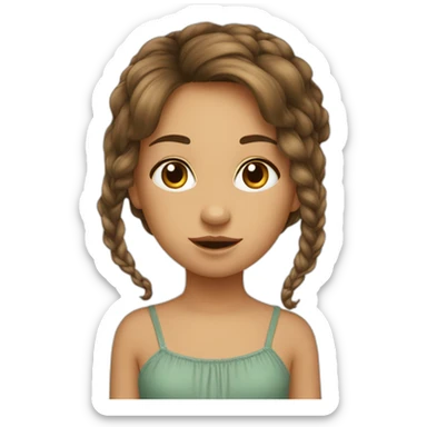 Couple gars petit fille grande sticker