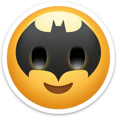 Batman real log of Batman begins I want that image in form of emoji so I can use it for my insta bio sticker