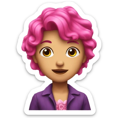 Corazon rosado sticker