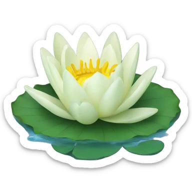 Water lily  sticker