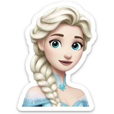 elsa frozen sticker