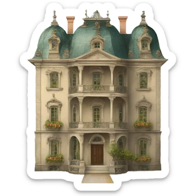 Rococo mansion sticker