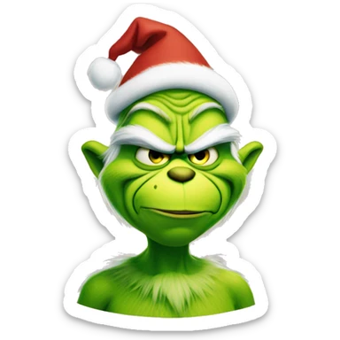 Grinch sticker