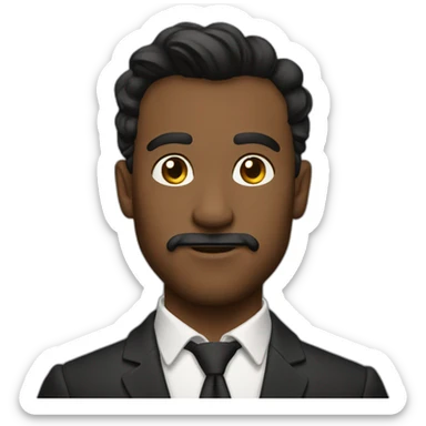 dashing away sticker