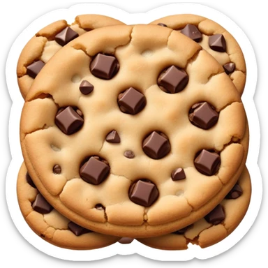 Crumble cookie sticker