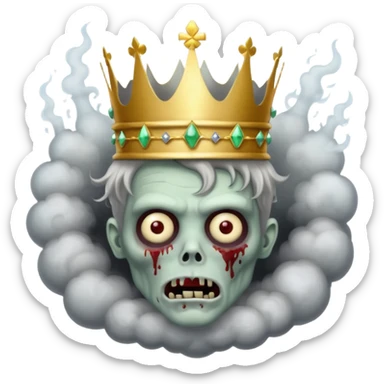 🧟‍♂️👑😶‍🌫️ sticker